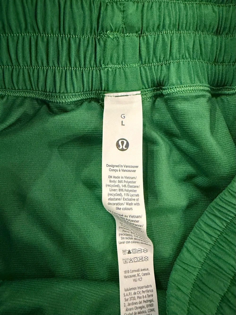 lululemon athletica Green Women's Running Shorts